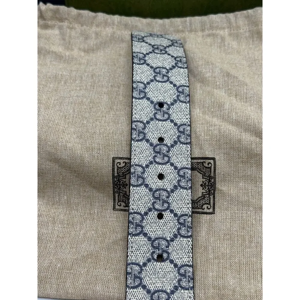 Men's Gucci 110-44 GG Web Belt in Box SPB-JB 371654